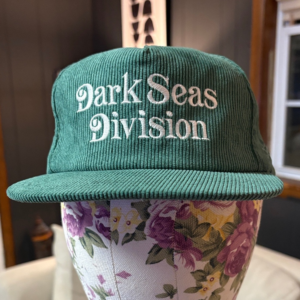 Dark Seas Division Green Corduroy Hat